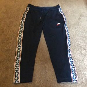 Men’s Nike Sportswear track pants sweatpants size L adjustable vintage